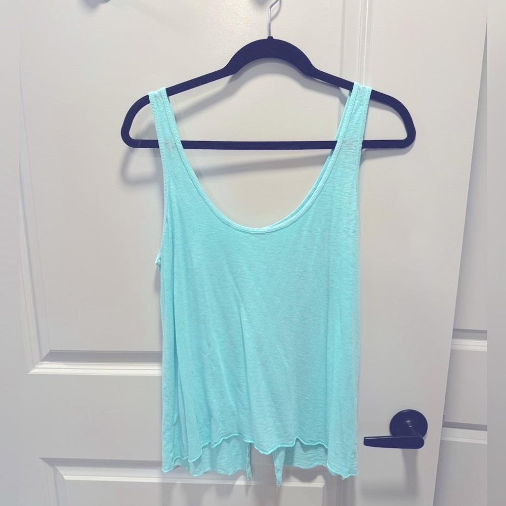 Groceries Apparel Eucalyptus and Cotton Split Back Tank